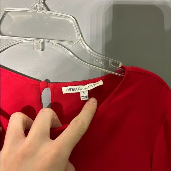 Rebecca Minkoff Shanaya Bell Sleeve Top Women’s Size Small - Picture 4 of 5